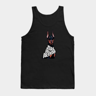 Natural Ear Doberman Tank Top